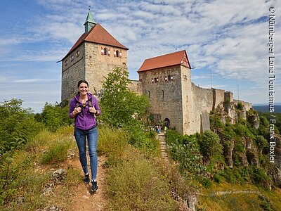 Wandern auf Burg Hohenstein