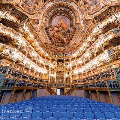 UNESCO-Welterbe Markgräfliches Opernhaus (Bayreuth, Fichtelgebirge)