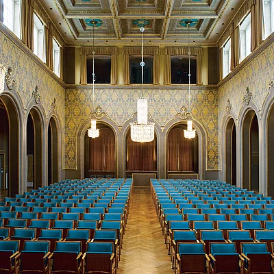Rossini-Saal - nach dem einstigen Kurgast und berühmten Komponisten Gioachino Antonio Rossini benannt